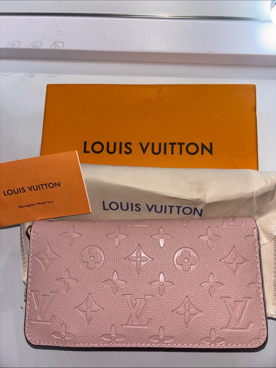 Louis Vuitton Handbags - Authentic Louis Vuitton Pink Embossed Monogram Long Wallet